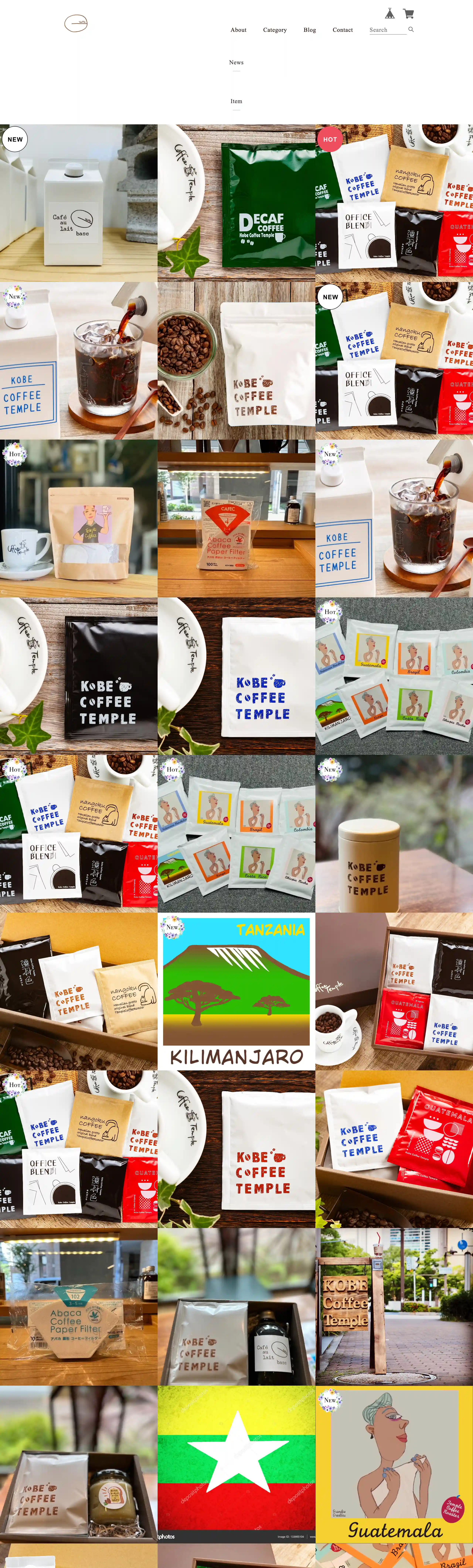 kobe coffee templeのスクリーンショット